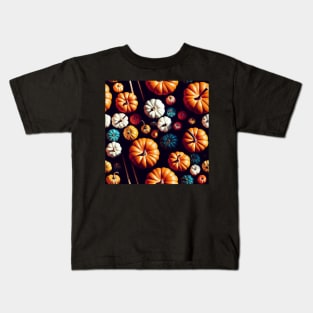 Halloween Pumpkins Pattern, model 1 Kids T-Shirt